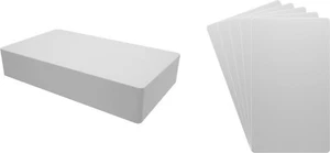 (100) Comic Book Bin Index Divider Cards - 7"x12" - White Standard 30mil Thick - Picture 1 of 2