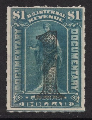 Scott R190- Mint, no gum- $1 Documentary w/ Surcharge- U.S. Internal Revenue - Image 1 of 2