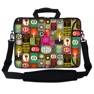 17.3" 17" Neoprene Laptop Bag Sleeve with Pocket Shoulder Strap Handle 2715 - Picture 1 of 3