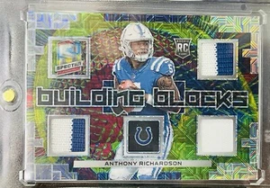 2023 Panini Spectra - Rookie Aura Meta Prizm #RA-20 Anthony Richardson /25 (RC) - Imagen 1 de 11