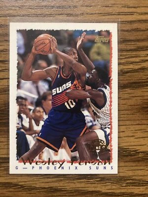 1994-95 Topps NBA DraftPick Wesley Person W/ 1994 NBA Draft Pick Yinka Dare - Image 1 of 4