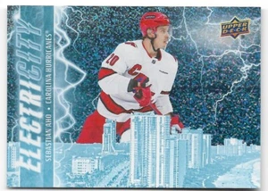 Sebastian Aho 24-25 Upper Deck 2 Electricity Speckled - Picture 1 of 1