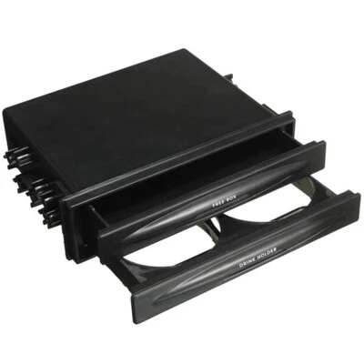 Car Dash Trim Double Din Radio Pocket Kit Drink Cup Holder Storage Box Organizer - Image 1 of 4