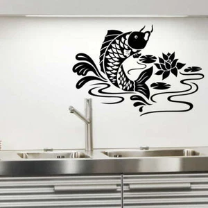 Koi Carp Fish Animal Wall Sticker Decal Transfer Design Home Matt Vinyl UK - Bild 1 von 5