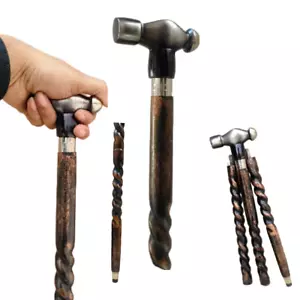 Walking cane, hammer, walking stick, cane, stick, steel gift, iron gift - Picture 1 of 5