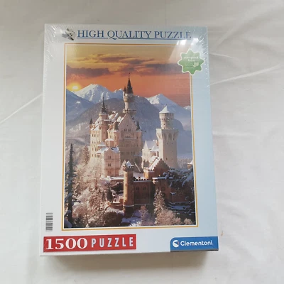 Clementoni Puzzle 1500 Pezzi Castello di Neuschwanstein Sigillato Nuovo - Immagine 1 di 4