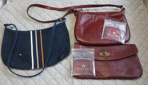 Konvolut 3 Vintage Geldbörsen - Etienne Aigner, Leder und Canvas 70er Jahre - Bild 1 von 23