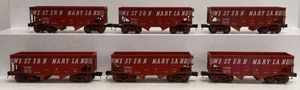 MTH 20-92067 Western Maryland 2 Bay Fish Belly Hoppers [6] LN - Picture 1 of 4