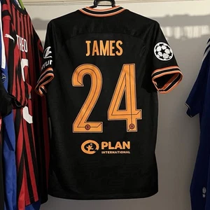 Chelsea 2019/20 Nike drittes Fußballtrikot schwarz UCL Reece James 24 Small - Bild 1 von 8