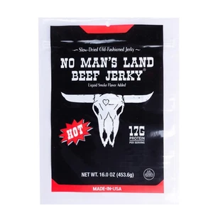 No Man’s Land Beef Jerky - Low Calorie, Low Carb, High Protein Beef Snack - F... - Picture 1 of 4