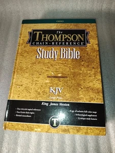The Thompson Chain-Reference Study Bible KJV Large Print Kirkbride - Foto 1 di 5