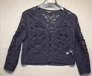 Brooks Brothers Women's Navy Cardigan Size Medium - Picture 1 of 8