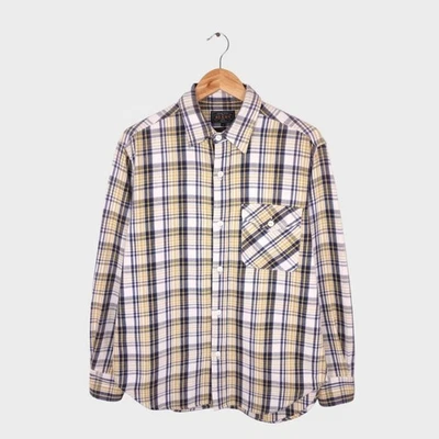 BEAMS PLUS Men's Made in Japan Multicoloured Soft Twill Work Shirt - Size M - Image 1 of 4