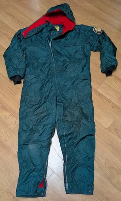 V 1960-х Walker лыж Doo Bombardier цельный снегоход костюм Snowsuit маленький - Изображение 1 из 4