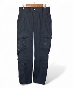 5.11 Tactical Women’s Cargo Pants 12 Long Navy Ripstop Utility 32x33.5 EMS Work - Picture 1 of 12