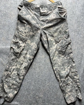 US Army ACU Pants Mens Medium Short UCP Digital Camo Ripstop Cargo Stained USGI - Image 1 of 4