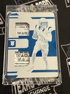 2023 Panini National Treasures Tank Dell 1/1 RC Houston Texans Printing Plate - Picture 1 of 6