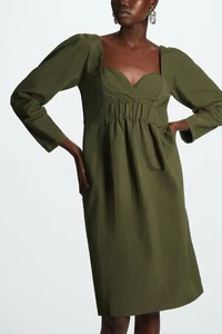 COS Sweetheart-Neckline Dress NWT Size 14 - Picture 1 of 16
