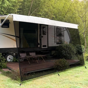 Telo Frontale per Tendalino Camper 2,44M X 3,8M, Pannello Parasole Traspirante p - Foto 1 di 12