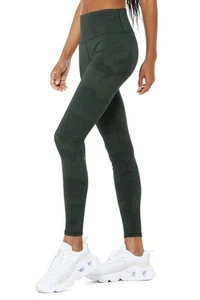 ALO Leggings mimetici a vita alta a vapore mimetici da cacciatore (verde) S ottime condizioni - Foto 1 di 10