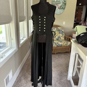 Dressfo Renaissance Festival Dress, Costume, Grunge, Cosplay Mystery Daring Sz 8 - Picture 1 of 7