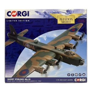 Corgi Aviation Archive 1:72 AA39503 Short Stirling MKIII, RAF 218 Sqn pressofuso - Foto 1 di 23