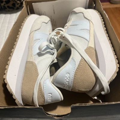 New Balance 网球鞋女式 8 男式 6.5,全新带标签,蓝色灰色,缺盒上衣 — 第 1/4 张图片