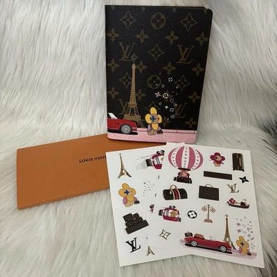 Authentic Louis Vuitton Vivienne in Paris Monogram Canvas Clemence MM Notebook - Image 1 of 4