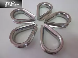 Cosse Coeur 8 mm ( Lot de 5 ) inox 316 - A4 - Afbeelding 1 van 1