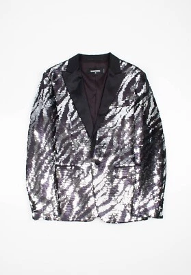 Chaqueta Blazer de Lentejuelas para Hombre Dsquared2 Talla ITA48/Mediana Foto 1 de 4