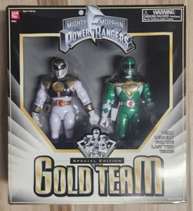 Bandai Mighty Morphin Power Rangers Special Edition Gold Team Set figure 8 - Foto 1 di 15