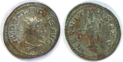 268-270 AD Roman Claudius II Gothicus Aequitas BI Antoninianus - Image 1 of 3