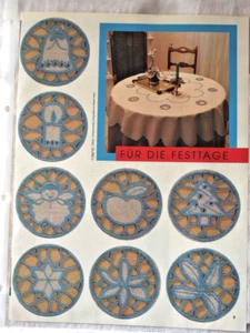 Stickvorlage Richelieu-Stickerei"Weihnachts-Miniaturen" mit Bügelmuster #5795 - Bild 1 von 3