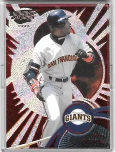 BARRY BONDS 1999 Revolution Red "SF Giants Home Run King" #118 of only 299! - Picture 1 of 2