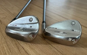 2 WEDGE SET! Titleist Vokey SM6 54*, 58* Brushed Steel Finish - Picture 1 of 11