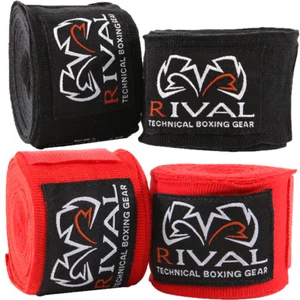 Rival Boxing 180" Traditional Cotton Handwraps - Picture 1 of 4