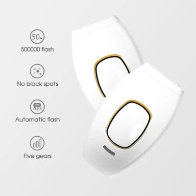 Permanent Laser Epilator Painless Hair Removal IPL 500,000 Flash Depilator Pulse - Bild 1 von 4