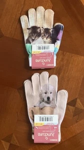 Juncture Handschuhe 2 Paar - Katze Katzen Welpe Hund - Einheitsgröße ~ Neu mit Etikett ~  - Bild 1 von 7