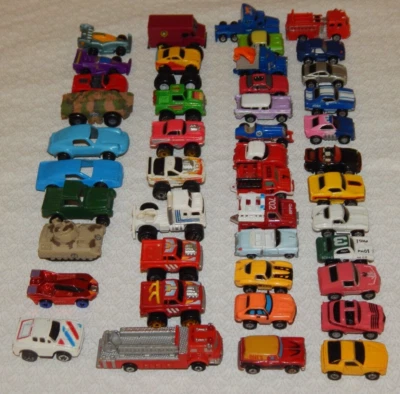 老式 44 件装微型机器和迷你车辆;Galoob、Road Champs、TootsieToy — 第 1/4 张图片