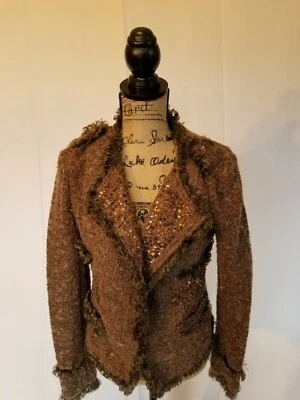 Hermosa Chaqueta Suéter Tejida Estilo Diseño, de Monoreno, Talla Grande   Foto 1 de 4