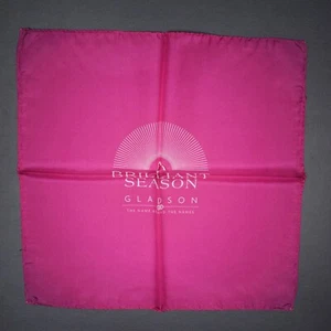 NEW Gladson Mens Silk Pocket Square 12.5” Pink Ombre Brilliant Season Italy - Picture 1 of 6