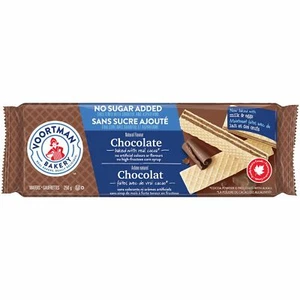 3 X Voortman Bakery No Sugar Added Chocolate Wafers 300g Each Pack- - Picture 1 of 3