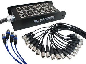 Harmony Audio HA-SB2450 XLR Snake Cable 24 Channel - 50 Feet (20 Send 4 Returns) - Picture 1 of 9