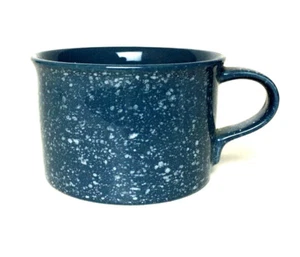 MIKASA Ultrastone Country Blue Speckled Coffee Cups Mugs CU501(Set of 6) - Picture 1 of 3