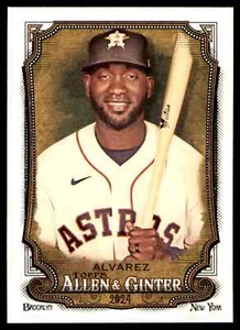 Tarjeta Topps Allen & Ginter #83 2024 Yordan Álvarez Houston Astros - Imagen 1 de 2