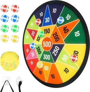 14" Dart Board for Kids, Dart Game for 3 4 5 6 7 8 9 10 Years Old Boys & Girls W - Picture 1 of 6