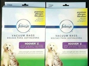 Febreze Hoover Z Vacuum Bags Xtra Strength Pet Odor Eliminator Allergen Lot of 2 - Picture 1 of 2