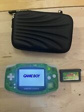 Backlit IPS Translucent Green Gameboy Advance Nintendo GBA NES Cartridge V2