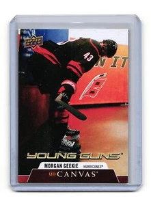 2020-21 Upper Deck Canvas #C93 Morgan Geekie Young Guns YGs RC SKU#15832 - Bild 1 von 2