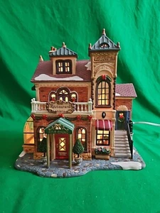 Member's Mark Victoria Village Ceramic Lighted Christmas Restaurant - Picture 1 of 9